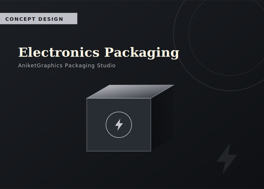 Electronics & Product Packaging — AniketGraphics concept packaging design