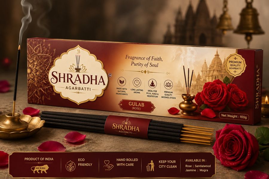 Agarbatti Packet Design — AniketGraphics packaging design