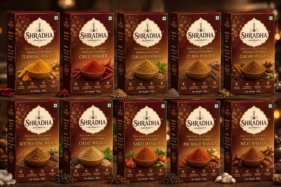 Spices & Masala Packaging — AniketGraphics packaging design